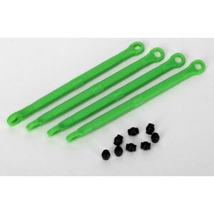 Traxxas 7138G Toe link, front & rear (molded composite) (green) (4)/ hollo