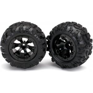 Traxxas 7277 Tires & Wheels Canyon AT/Geode Black 2.2" 1/16 (2)