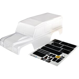Traxxas 8011 Body Land Rover Defender Clear