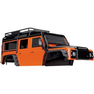 Traxxas 8011A Body Land Rover Defender Orange Complete