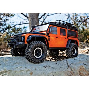 Traxxas 8011A Body Land Rover Defender Orange Complete