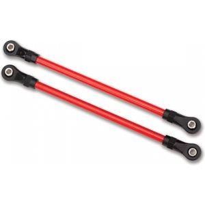 Traxxas 8145R Susp. Link Red Rear Lower Steel (2) (For Lift Kit #8140R)