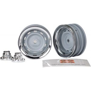 Traxxas 8165 Wheels Chrome 1.9" + Center Caps (for Stub Axle #8225A)