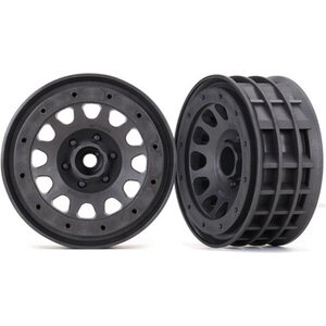 Traxxas 8171A Wheels Method 105 Charcoal Grey 2.2" SC (2)