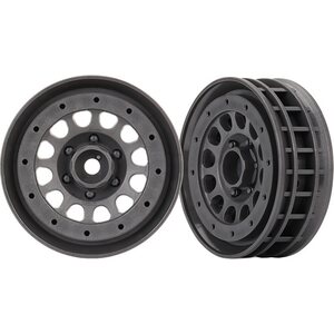 Traxxas 8173A Wheels Method 105 Charcoalrey 1.9" SC (2)
