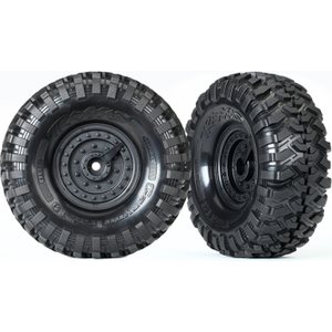 Traxxas 8273 Tires and Wheels Canyon Trail/Tactical 1.9" (2)