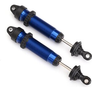 Traxxas 8450X Shocks GTR 134mm Alu Blue (Threaded) (2)