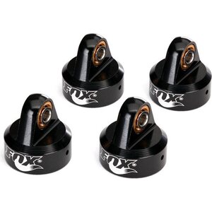 Traxxas 8456 Shock Caps Alu Black FoxTR (4)