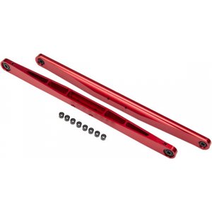 Traxxas 8544R Trailing Arm Alu Red with Hollow Balls (2) UDR