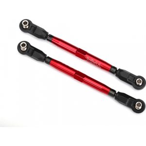 Traxxas 8547R Toe Links Front Complete Alu Red with Wrench (2) UDR