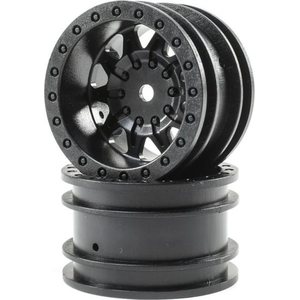 ECX ECX41007 1.55 Wheel, Black (2): Barrage 2.0