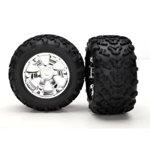 Traxxas 5674 Tires & Wheels Maxx/Geode (17mm) 3.8" (2)