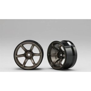 Yokomo Racing Performer High Traction Type Drift Wheel 6mm Offset - Titanium