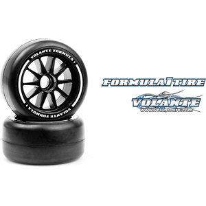 Volante F1 Front Rubber Slick Tires Soft Compound Preglued (2pcs)