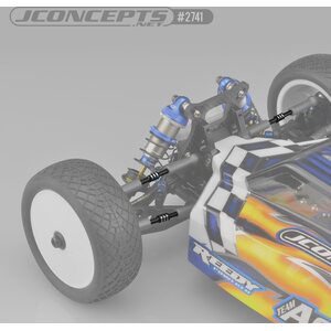 JConcepts B74 FIN TITANIUM TURNBUCKLE SET - BLACK 2741