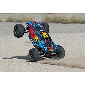 Traxxas Rustler 4x4 VXL 1/10 RTR TQi TSM ILMAN AKKUA JA LATURIA