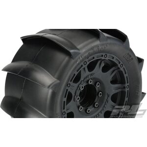 Pro-Line SLING SHOT PADDLE-TIRES ON 3.8" WHEELS (2) 1179-10