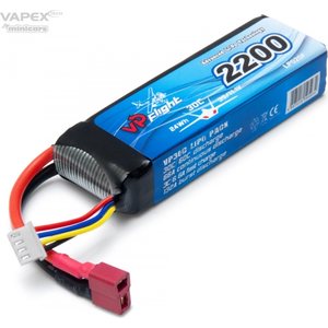 Vapex Li-Po Battery 3S 11,1V 2200mAh 30C T-Connector