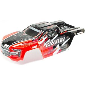 ARRMA RC ARA406156 Kraton 6S BLX Painted Decaled Trimmed Body (Red)