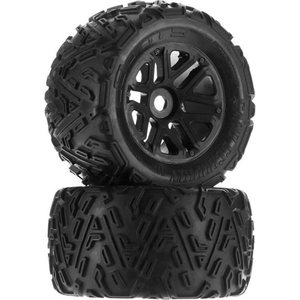 ARRMA RC AR550010 Sand Scorpion MT 6S Tire Set Glued Black