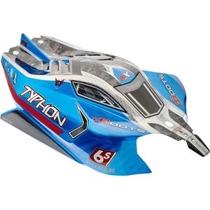 ARRMA RC AR406118 Body Blue Painted W/Decals Typhon 6S BLX
