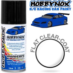Hobbynox HN1000 Flat Clear Coat R/C Car Spray 150ml