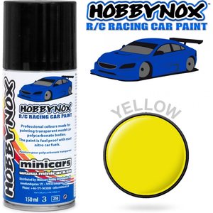 Hobbynox HN1300 Yellow R/C Racing Car Spray Paint 150 ml
