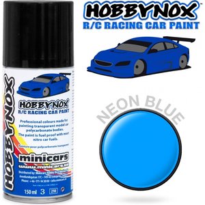 Hobbynox HN1407 Neon Blue R/C Racing Car Spray Paint 150 ml
