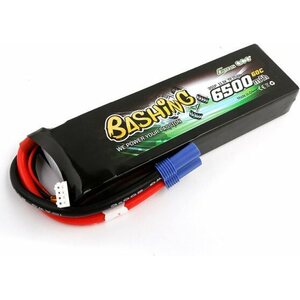 Gens ace 6500mAh 11.1V 60C 3S1P Lipo Battery Pack with EC5-Bashing Series B-60C-6500-3S1P-Bashing-EC5