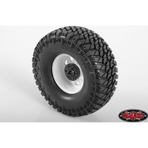 RC4WD 6 Lug Wagon 1.9 Steel Stamped Beadlock Wheels (White) RC4WD