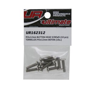 Ultimate Racing M3x12mm BUTTON HEAD SCREWS (10pcs.)