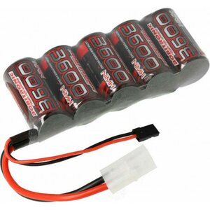 Robitronic EP NiMH Battery 3600mAh, 5 cells Sub-C for RX 1:5