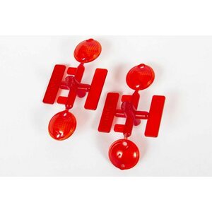 Axial Tail Light Lens Red 2pc:UMG 6x6 AXI230013