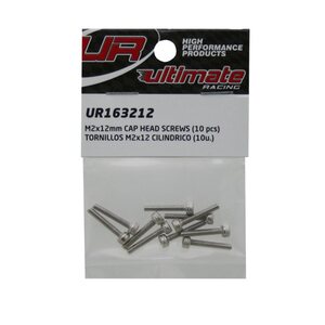 Ultimate Racing M2x12mm CAP HEAD SCREWS (10pcs.)