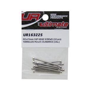 Ultimate Racing M2x25mm CAP HEAD SCREWS (10pcs.)
