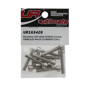 Ultimate Racing M4x20mm CAP HEAD SCREWS (10pcs.)