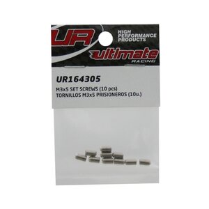 Ultimate Racing M3x5mm SET SCREWS (10pcs.)