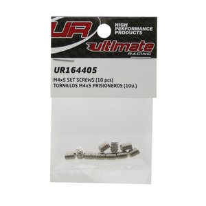 Ultimate Racing M4x5mm SET SCREWS (10pcs.)