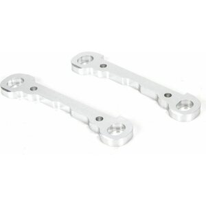 Losi Hinge Pin Braces, Front, Alum, Silver, MTXL (2) LOS254030