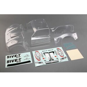 Losi Complete Body Set, Clear: 5ive-T 2.0 LOS350006