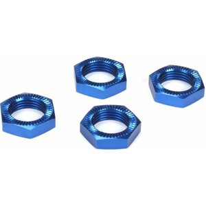 Losi Wheel Nuts, Blue Anodized (4): 5TT LOSB3227
