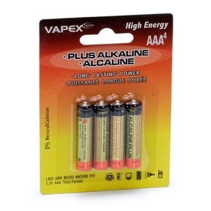 Vapex Plus Alkaline batteries AAA 4pc