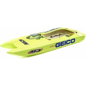 Proboat Hull with decals: Miss GEICO Zelos 36-inch Twin PRB281085