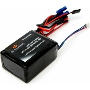 Spektrum 4000mAh 2S 7.4V LiPo Receiver Battery SPMB4000LPRX