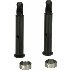 TLR Front Axles (2): 22T TLR1104