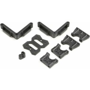 TLR Center Diff Mount, Battery Mount: 8XE TLR241060
