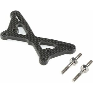 TLR Carbon Front Tower w/Ti Standoffs: 22 5.0 TLR334054
