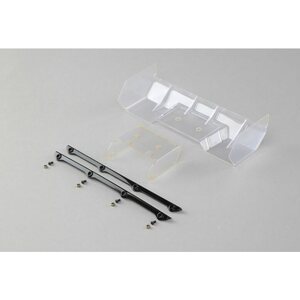 TLR Polycarbonate Wing, Pre Cut,Clear: 8/E/T 4.0 TLR340004