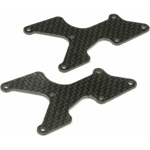 TLR Rear Arm Inserts, Carbon: 8X TLR344038