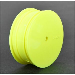 TLR Front Wheel, 12mm Hex, Yellow (2): 22 3.0 TLR43010